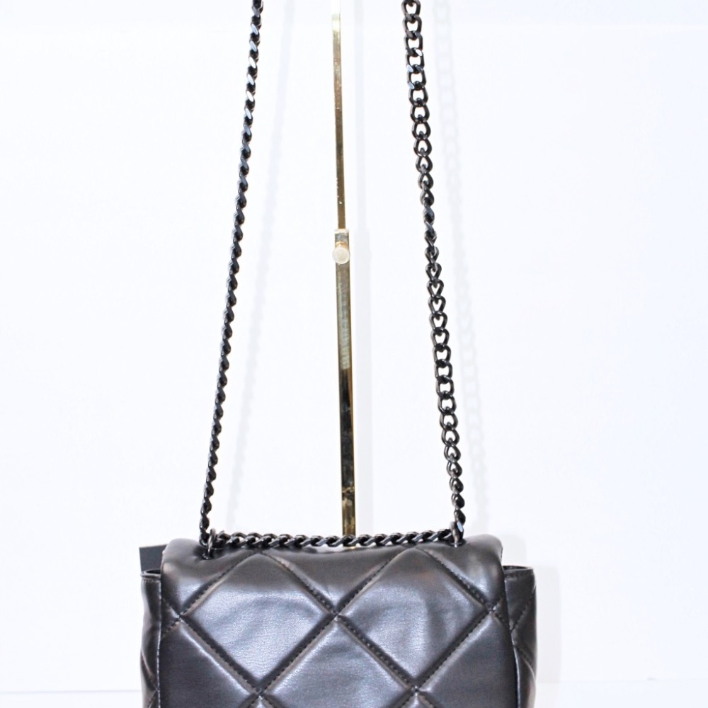Badgley Mischka Small Quilted Studded Bag - Picture 2 of 10